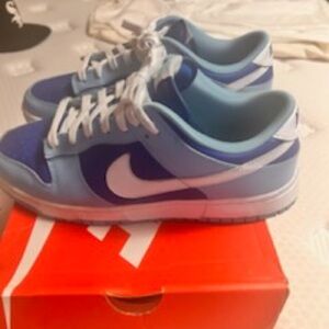 Nike Kids Blue and White Sneakers